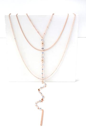 Ardent Rose Gold Layered Necklace | Lulus