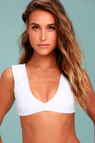 Tavik Isabel White Bikini Top