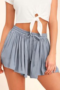 Jack By Bb Dakota Calla Slate Blue Shorts