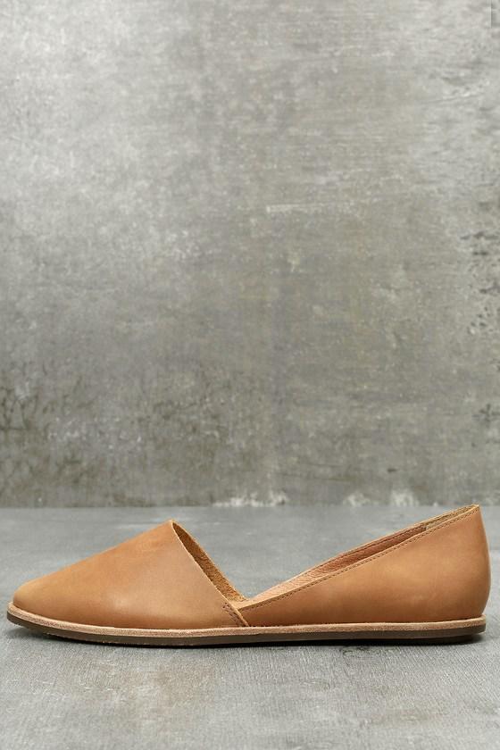 Chelsea Crew Vance Tan Leather Flats | Lulus