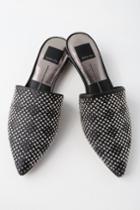 Dolce Vita Elvah Black Leather Studded Pointed Toe Mules | Lulus