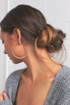 Alter Ego Gold Hoop Earrings | Lulus
