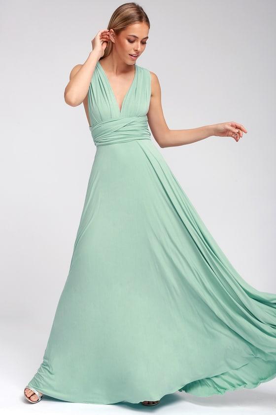 Tricks Of The Trade Light Sage Maxi Dress | Lulus