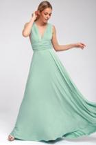Tricks Of The Trade Light Sage Maxi Dress | Lulus