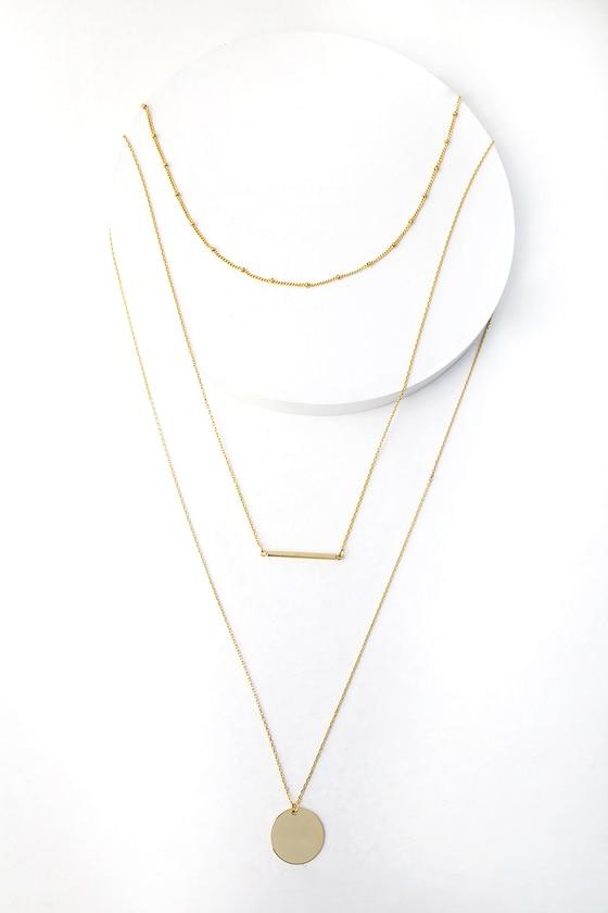 Every Encore Gold Layered Necklace | Lulus