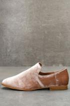 Steven By Steve Madden | Adrianna Blush Velvet Loafers | Size 6.5 | Pink | Lulus