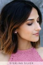 Christiana Rose Gold Rhinestone Earrings | Lulus