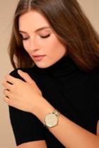 Lulus | In The Present Beige Marble Watch | Vegan Friendly