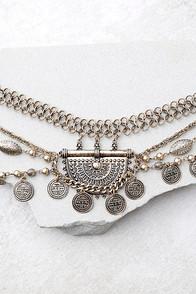 Lulus Festival Favorite Gold Coin Belt