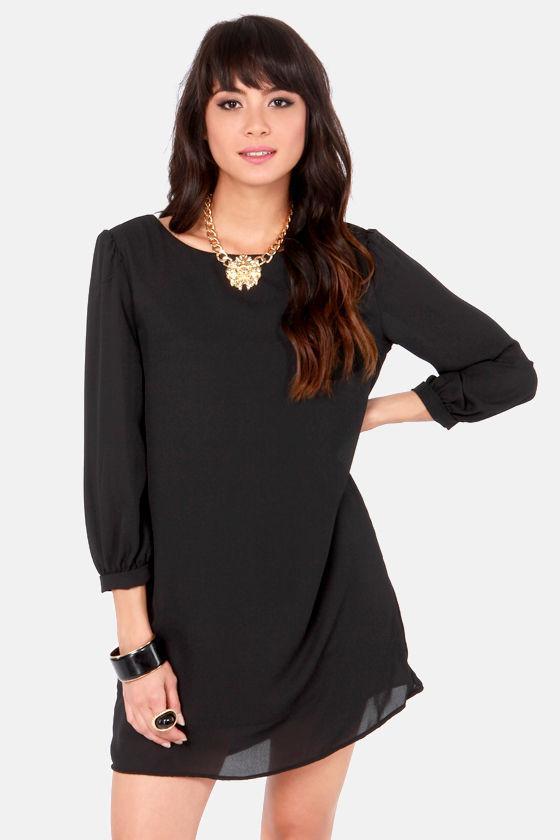 World's Greatest Black Shift Dress