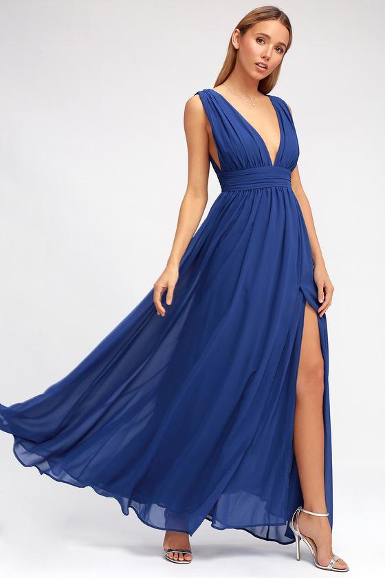 Heavenly Hues Royal Blue Maxi Dress | Lulus