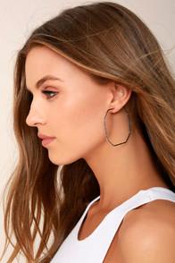 Lulus Splendid Love Silver Earrings
