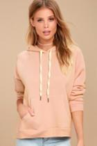 Project Social T | Bobby Blush Pink Hoodie | Size Small | Lulus