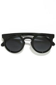 Lulus Karma Club Black Sunglasses