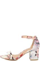 Bamboo Ft. Lauderdale Blush Multi Ankle Strap Heels