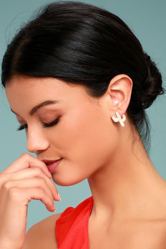 Lulus | Desert Dance Gold Earrings