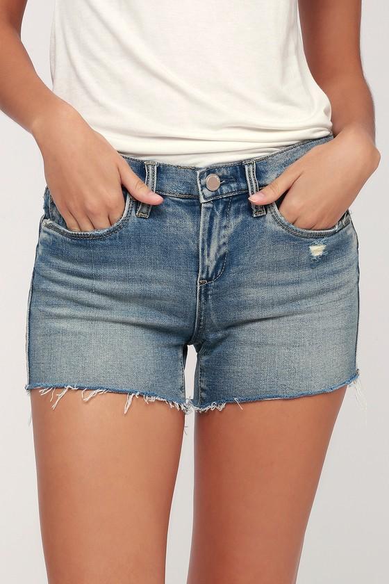 Blank Nyc Essex Light Wash Distressed Cutoff Denim Shorts | Lulus
