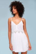 Amuse Society Beach Luxe White Crochet Dress | Lulus