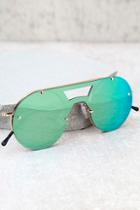 Spitfire Sunglasses Spitfire Algorithm Green Mirrored Sunglasses