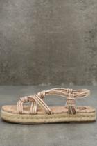 Circus By Sam Edelman Circus By Sam Edelman Athena Natural Multi Flatform Espadrilles | Size 10 | Beige | Vegan Friendly | Lulus