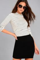 Lulus | I Love It Black Mini Skirt | Size X-small