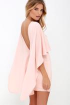 Lulus Best Is Yet To Come Peach Backless Dress
