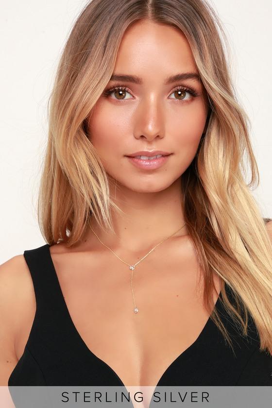 Wishing On A Star Gold Drop Necklace | Lulus