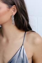 Sweet And Shimmer Gold Rhinestone Earrings | Lulus