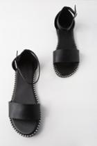 Bamboo Justine Black Ankle Strap Sandal Heels | Lulus