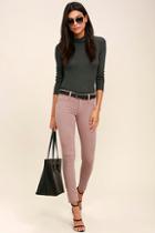 Pistola Audrey Mauve Ankle Skinny Jeans