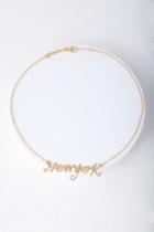 State Of Mind Gold New York Necklace | Lulus