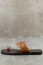 Blowfish Domaine Desert Sand Tan Flat Sandals