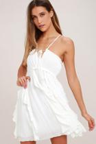 Lulus Sunny Skies White Dress