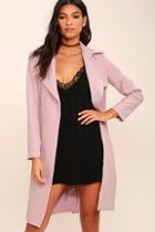 Re:named Made For You Mauve Pink Trench Coat