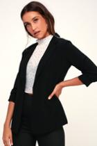 Take Charge Black Blazer | Lulus