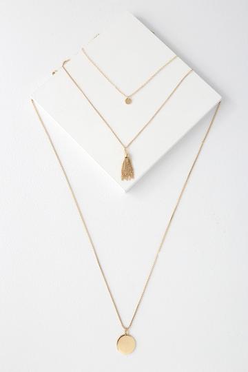 Antheia Gold Layered Necklace | Lulus