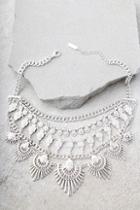 Lulus Made For This Silver Statement Necklace