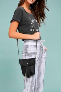 Lulus Staying In Paris Black Mini Purse