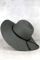 Lulus Wild Oats Grey Hat