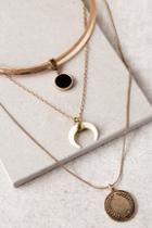Lulus Calliope Gold Layered Necklace Set