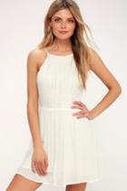 Feeling Fine White Crochet Lace Dress | Lulus