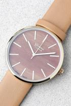 Lulus Synchronized Style Tan Watch