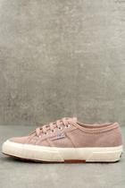 Superga 2750 Pink Suede Leather Sneakers