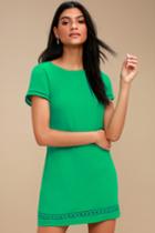 Perfect Time Green Shift Dress | Lulus
