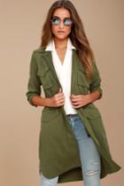 Bb Dakota | Averie Olive Green Utility Jacket | Size X-small | Lulus