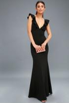 Perfect Opportunity Black Maxi Dress | Lulus