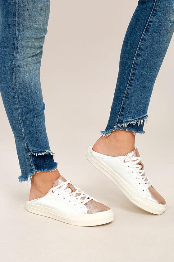 Steven By Steve Madden | Vertue White Multi Leather Sneakers | Size 10 | Rubber Sole | Lulus
