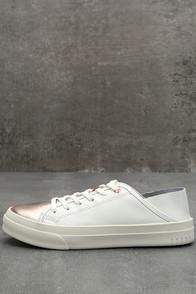 Steven By Steve Madden Vertue White Multi Leather Sneakers