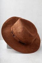 Lulus Hiya Brown Suede Fedora Hat
