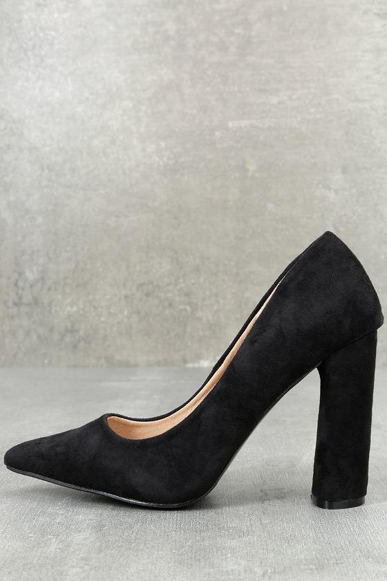 Beast Becca Black Suede Pumps | Lulus